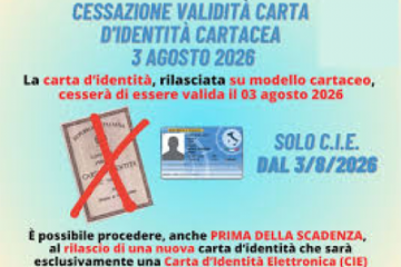 Carta d'identità cartacea